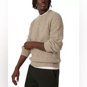 Frank & Oak Men's Tan Crewneck Sweater